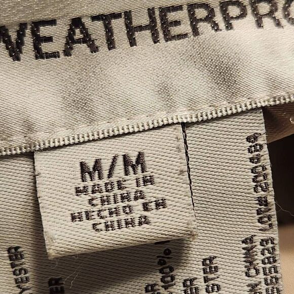 Weatherproof reversible gray faux fur tan Quilted vest full zip pockets medium - Picture 7 of 9